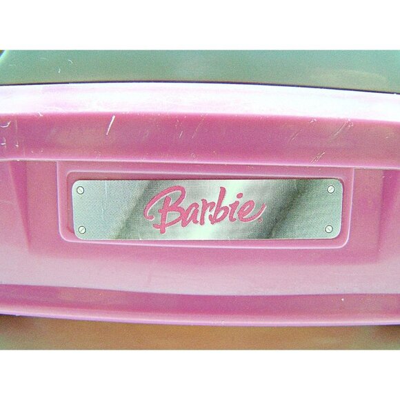 Mattel Large Barbie Convertible Just Married Car Purple Pink 2006 (K8665) 17x10 - Picture 10 of 12